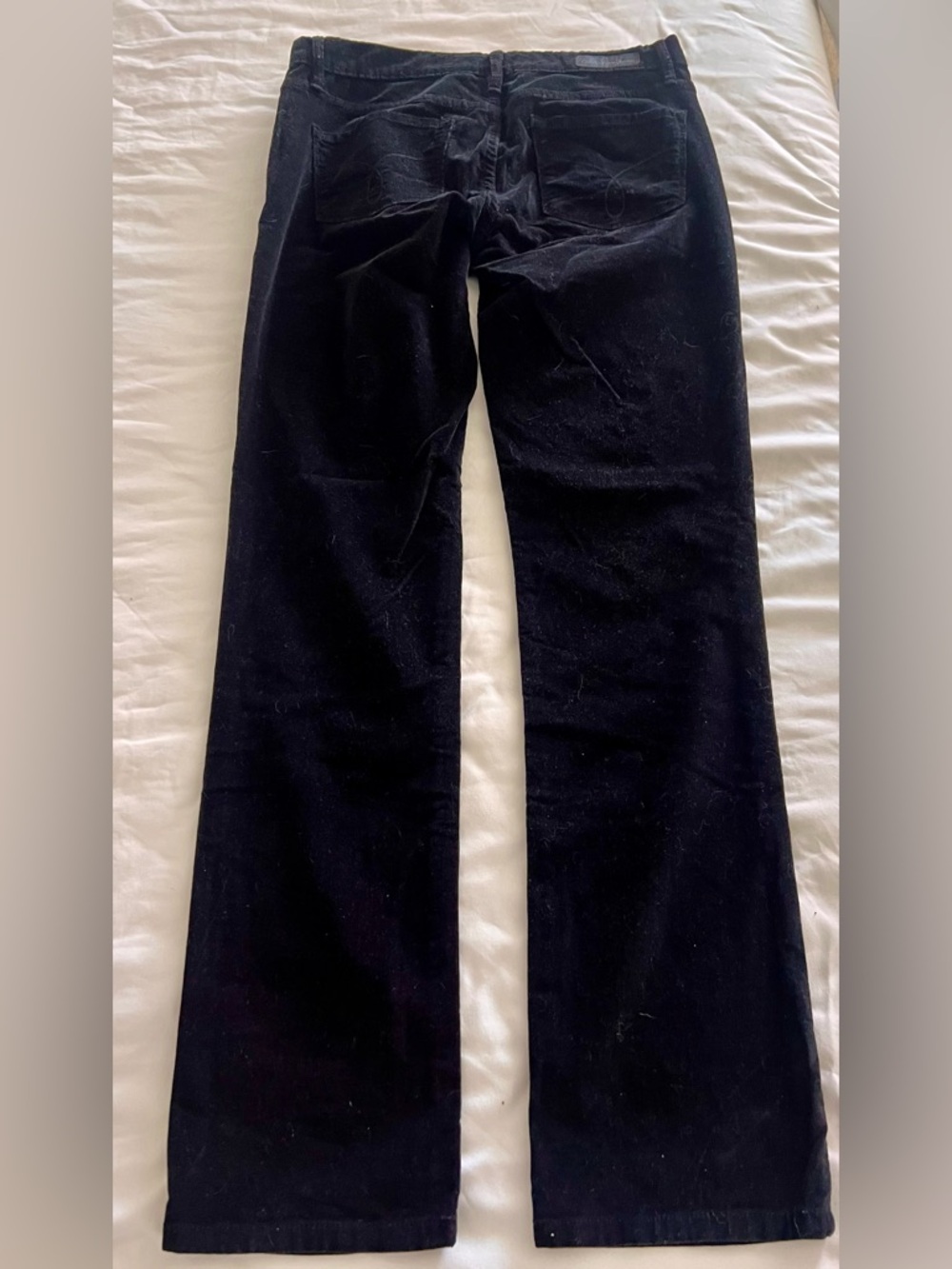 Calvin Klein Women's Black Corduroy Jeans - Classic Straight Fit